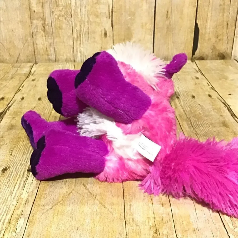 ‎Wild Republic Pink Purple Fox Plush 10”